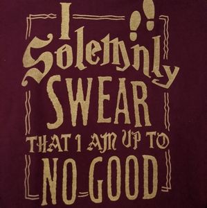 Harry Potter "I solemnly swear that I am up to no good" shirt